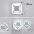 Фото #10 товара LED-Wandleuchte Quadrat