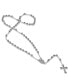 ფოტო #1 პროდუქტის Stainless Steel Religious Classic Beaded Rosary with Necklaces