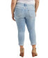 Фото #2 товара Plus Size Carter Mid Rise Girlfriend Jeans