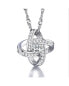 Фото #1 товара Hollywood Sensation knot Necklace With Cubic Zirconia Stones