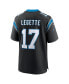 ფოტო #3 პროდუქტის Men's Xavier Legette Black Carolina Panthers 2024 NFL First Round Pick Game Player Jersey