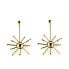 Фото #1 товара SUN earrings #shiny gold 1 u