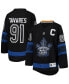 ფოტო #3 პროდუქტის Youth Boys John Tavares Black Toronto Maple Leafs Alternate Replica Player Jersey