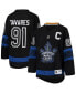 Фото #3 товара Youth Boys John Tavares Black Toronto Maple Leafs Alternate Replica Player Jersey