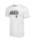 Men's Charcoal, White Las Vegas Raiders Downfield T-shirt and Shorts Sleep Set