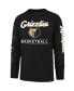 Фото #2 товара Men's Black Memphis Grizzlies 2023/24 City Edition Triplet Franklin Long Sleeve T-shirt