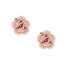 ფოტო #1 პროდუქტის Pink Porcelain Rose Post Earrings
