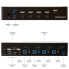 Фото #9 товара StarTech.com 4-Port DisplayPort KVM Switch - USB 3.0 - 4K 30Hz - 3840 x 2160 pixels - 4K Ultra HD - Rack mounting - 18 W - Black