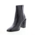 Diba True Mind Reeder 54405 Womens Black Leather Ankle & Booties Boots