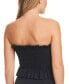 ფოტო #2 პროდუქტის Women's Smocked Ruffled Covertible Tankini Top