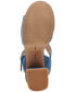ფოტო #5 პროდუქტის Women's Bobby Ankle-Strap Slingback Platform Sandals