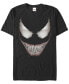 Фото #1 товара Men's Venom Face Short Sleeve Crew T-shirt