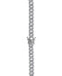 Фото #4 товара OMA THE LABEL frosty Link Collection 9mm Necklace in White Gold- Plated Brass, 16"