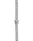 ფოტო #4 პროდუქტის Frosty Link Collection 9mm Necklace in White Gold- Plated Brass, 16"