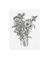 Фото #1 товара Emma Scarvey Black and White Bouquet II Canvas Art - 27" x 33.5"