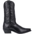 Фото #1 товара Laredo Hawk Embroidered Snip Toe Cowboy Mens Black Casual Boots 6860