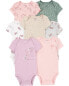 Фото #4 товара Baby 7-Pack Short-Sleeve Original Bodysuits 3M