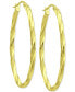 Oval Twist Small Hoop Earrings, Created for Macy's