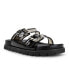 Фото #2 товара Women's Kaia Double Band Buckle Sporty Flatform Footbed Slide Sandals