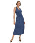 ფოტო #1 პროდუქტის Women's Printed V-Neck Midi Dress