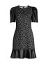 Фото #6 товара MICHAEL Michael Kors Paisley Minidress Black Multi Size M