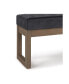 Фото #8 товара Milltown Contemporary Rectangle Footstool Ottoman Bench