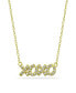 Giani Bernini cubic Zirconia "XOXO" Nameplate Necklace in 18k Gold Plated Sterling Silver - фото #1