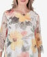 Фото #4 товара Women's Charleston Watercolor Floral Mesh Top