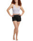 ფოტო #2 პროდუქტის Women's Originals Cozywear Ribbed Ruffled Shorts OG118