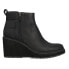 Фото #1 товара TOMS Raven Zippered Wedge Womens Black Casual Boots 10018935T