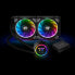 Thermaltake Floe Riing RGB 240 TT Premium Edition - All-in-one liquid cooler - 12 cm - 500 RPM - 1400 RPM - 24.7 dB - 42.34 cfm