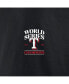 ფოტო #3 პროდუქტის Big Boys Black Texas Rangers 2023 World Series Champions Signature Roster T-shirt