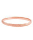 ფოტო #1 პროდუქტის Textured Bangle Bracelet in 10k Gold, White Gold and Rose Gold