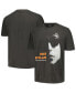 Фото #1 товара Men's Black Distressed Bob Dylan 50 Years Washed Graphic T-shirt