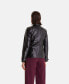 Фото #3 товара Women's Genuine Leather Jacket Safari Black