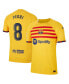 Фото #1 товара Men's Pedri Yellow Barcelona 2022/23 Fourth Vapor Match Authentic Player Jersey