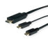 Фото #2 товара ROLINE 11.04.5952 - 1 m - USB Type-C - HDMI + USB - Male - Male - Straight