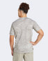 Фото #8 товара adidas Training Essentials t-shirt in grey print