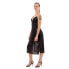 SUPERDRY Plunge Sequin Midi Dress