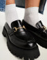 Фото #12 товара ASOS DESIGN Wide fit Masterpiece chunky loafer in black