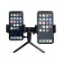 Фото #2 товара Uchwyt na 2 smartfony telefony z tripodem podwójny regulowany czarny