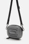 RUBBERISED RIGID CROSSBODY BAG