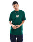 Santa Cruz oval dot logo t-shirt in green