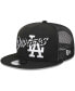 Men's Black Los Angeles Dodgers Street Trucker 9FIFTY Snapback Hat