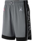 Фото #3 товара Men's Charcoal, Black Brooklyn Nets 2020/21 Association Edition Performance Swingman Shorts