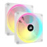 Фото #2 товара CORSAIR - QX RGB-Serie - iCUE LINK QX140 RGB WHITE - PC-Belftung - 140 mm - Starter-Kit
