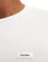 Calvin Klein stretch slim fit t-shirt in white