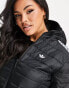 adidas Originals slim trefoil puffer jacket in black