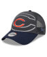 Фото #1 товара Little Boys and Girls Graphite, Navy Chicago Bears Reflect 9FORTY Adjustable Hat