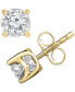 Фото #1 товара Серьги TruMiracle Diamond Stud in Gold